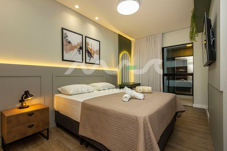 Vila Francione 302- Novo Loft a Metros do Mar em Bombas