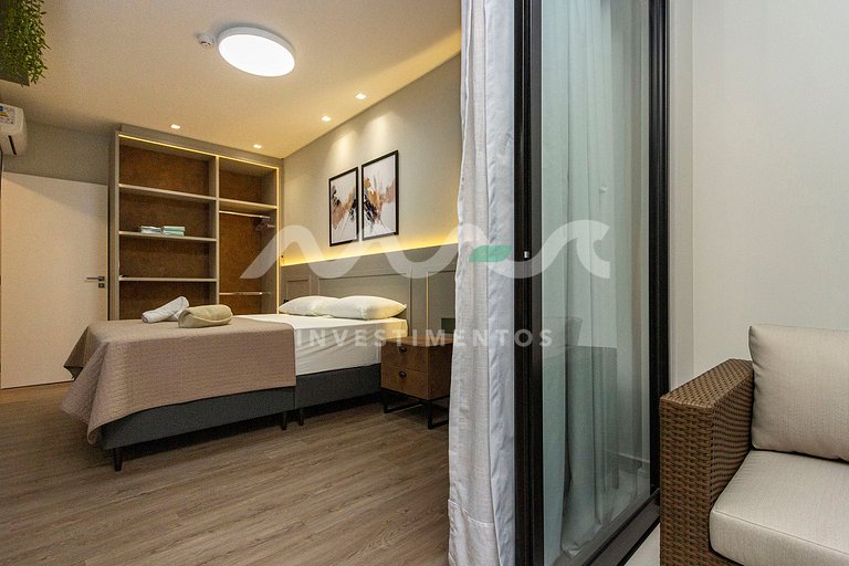 Vila Francione 302- Novo Loft a Metros do Mar em Bombas