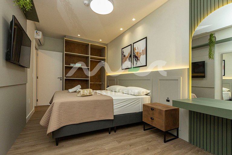 Vila Francione 302- Novo Loft a Metros do Mar em Bombas