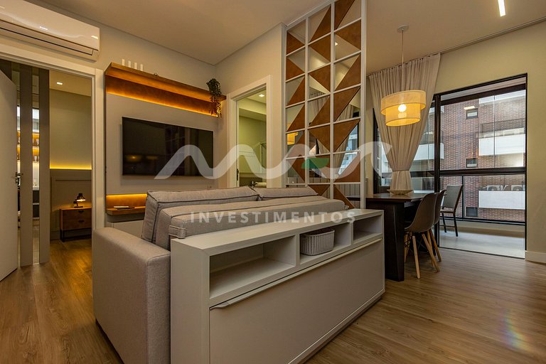 Vila Francione 302- Novo Loft a Metros do Mar em Bombas