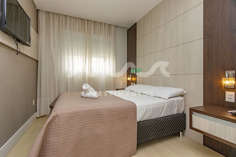 218-D Boulevard - 50m do mar & Frente Avenida - Com Jacuzzi