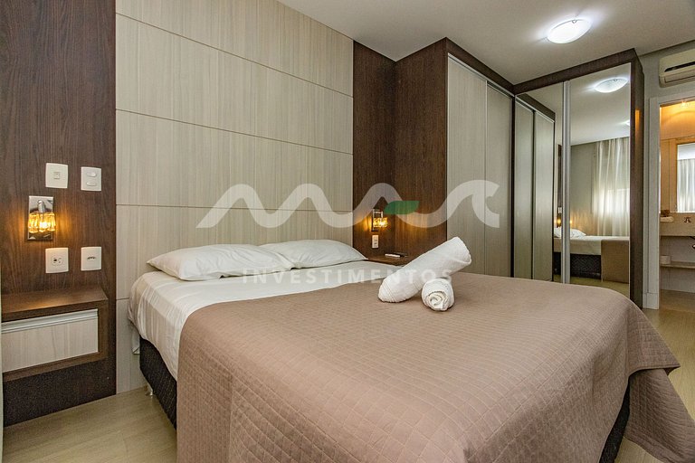 218-D Boulevard - 50m do mar & Frente Avenida - Com Jacuzzi