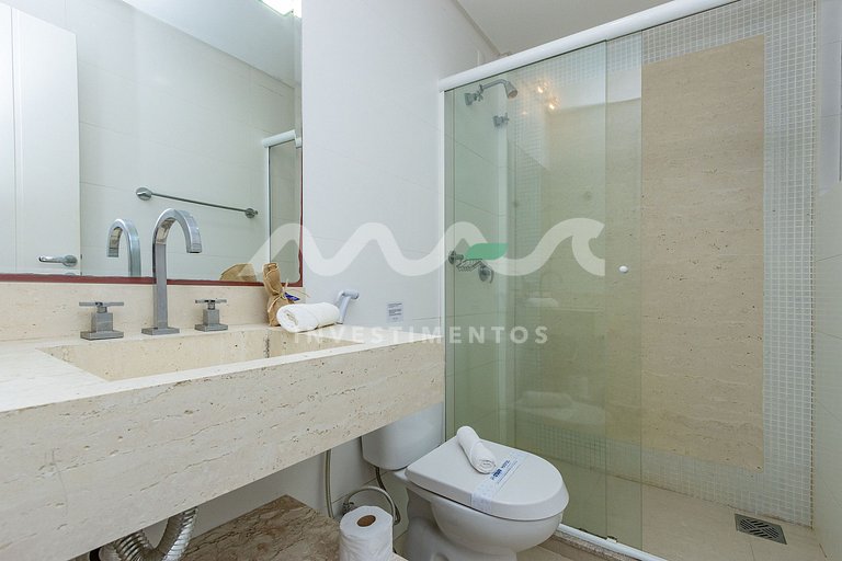 224-D Boulevard - 50m do mar & Frente Avenida - Com Jacuzzi