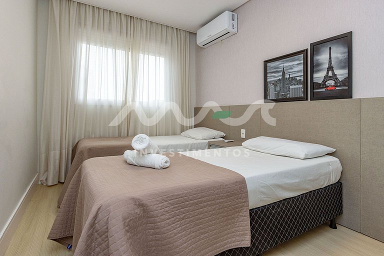 224-D Boulevard - 50m do mar & Frente Avenida - Com Jacuzzi
