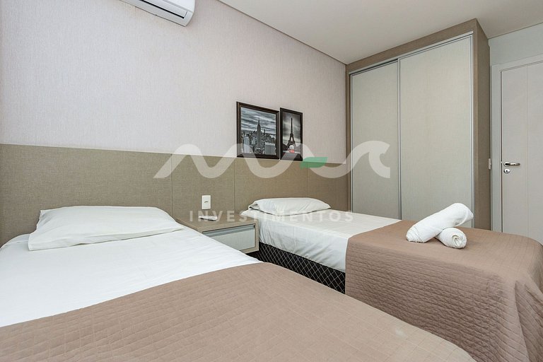 224-D Boulevard - 50m do mar & Frente Avenida - Com Jacuzzi
