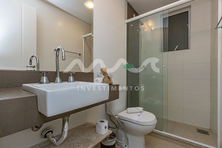 224-D Boulevard - 50m do mar & Frente Avenida - Com Jacuzzi