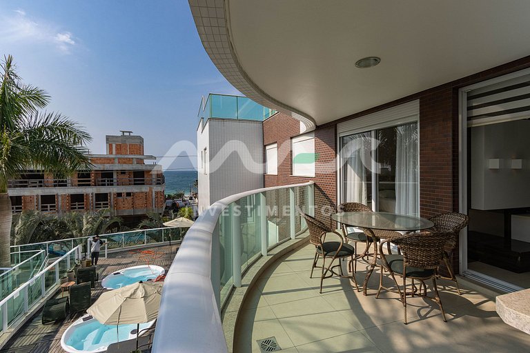 205-A Boulevard - 50m do mar & Frente Avenida - Com Jacuzzi