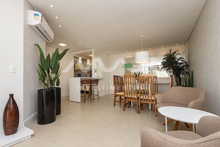 129-E Boulevard - 50m do mar & Frente Avenida - Com Jacuzzi