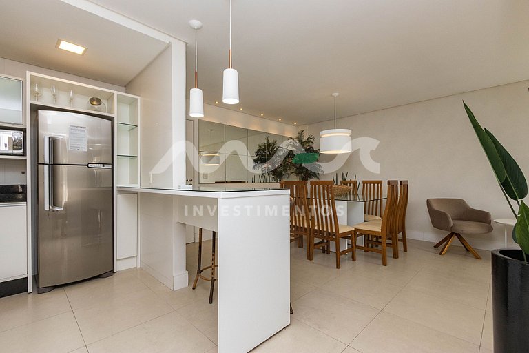 129-E Boulevard - 50m do mar & Frente Avenida - Com Jacuzzi