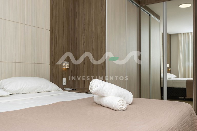 129-E Boulevard - 50m do mar & Frente Avenida - Com Jacuzzi