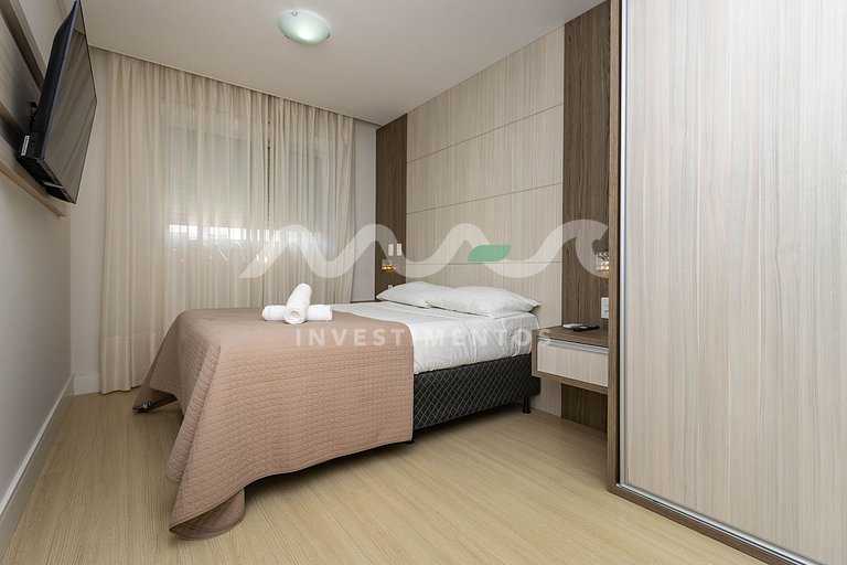 129-E Boulevard - 50m do mar & Frente Avenida - Com Jacuzzi