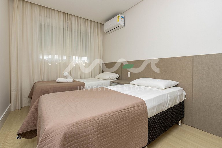 129-E Boulevard - 50m do mar & Frente Avenida - Com Jacuzzi