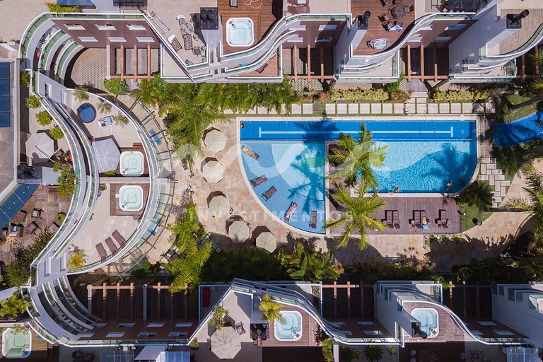 Boulevard 110-B - Excelente apartamento em condomínio de lux