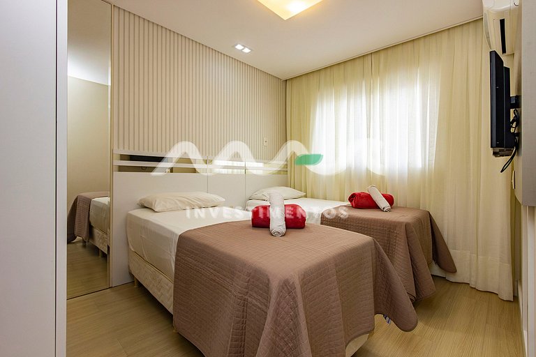 Boulevard 121-D - Excelente apartamento em condomínio de lux