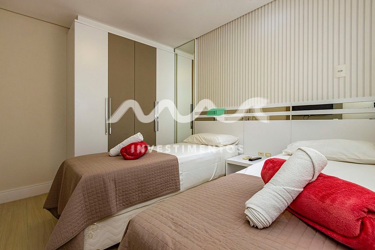 Boulevard 121-D - Excelente apartamento em condomínio de lux