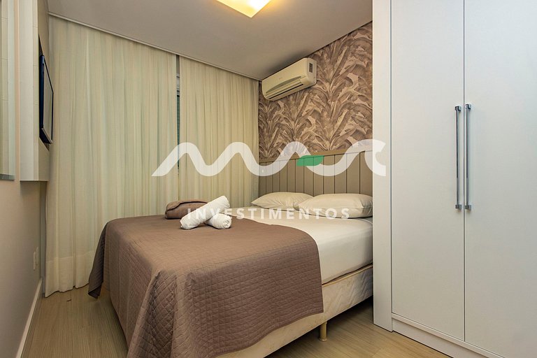 Boulevard 121-D - Excelente apartamento em condomínio de lux