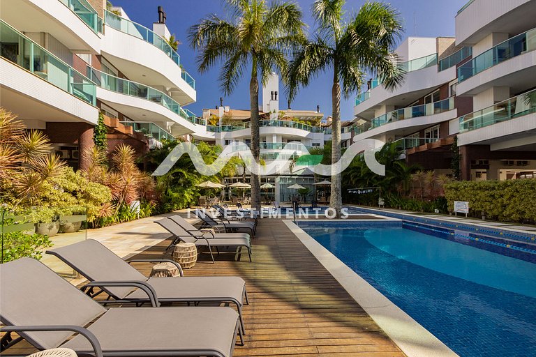 Boulevard 121-D - Excelente apartamento em condomínio de lux