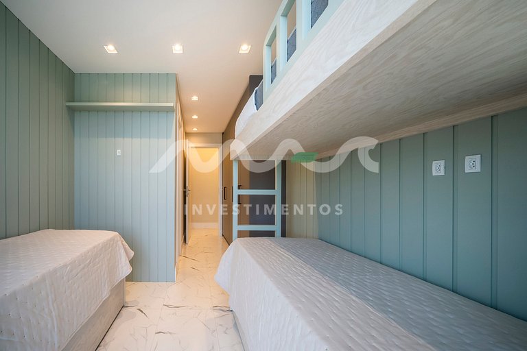 Costa do Pacífico 302 - Lindo apartamento a apenas 300m da P