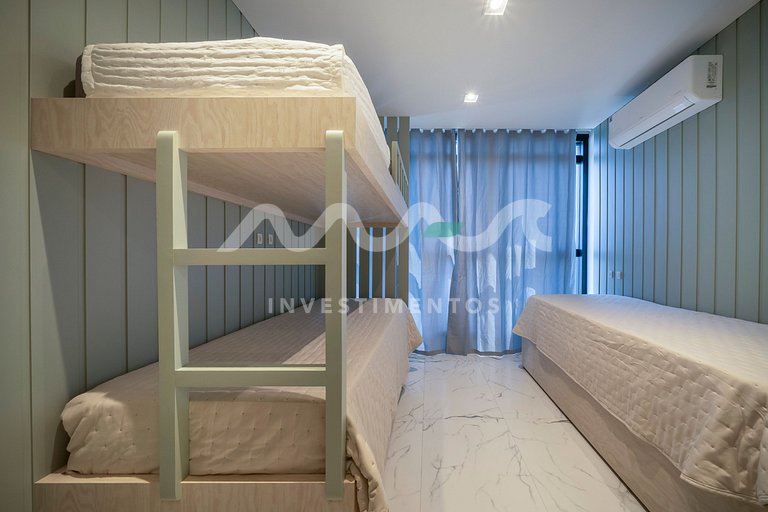 Costa do Pacífico 302 - Lindo apartamento a apenas 300m da P