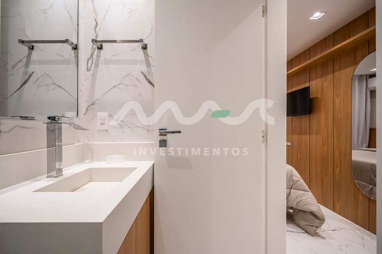 Costa do Pacífico 302 - Lindo apartamento a apenas 300m da P