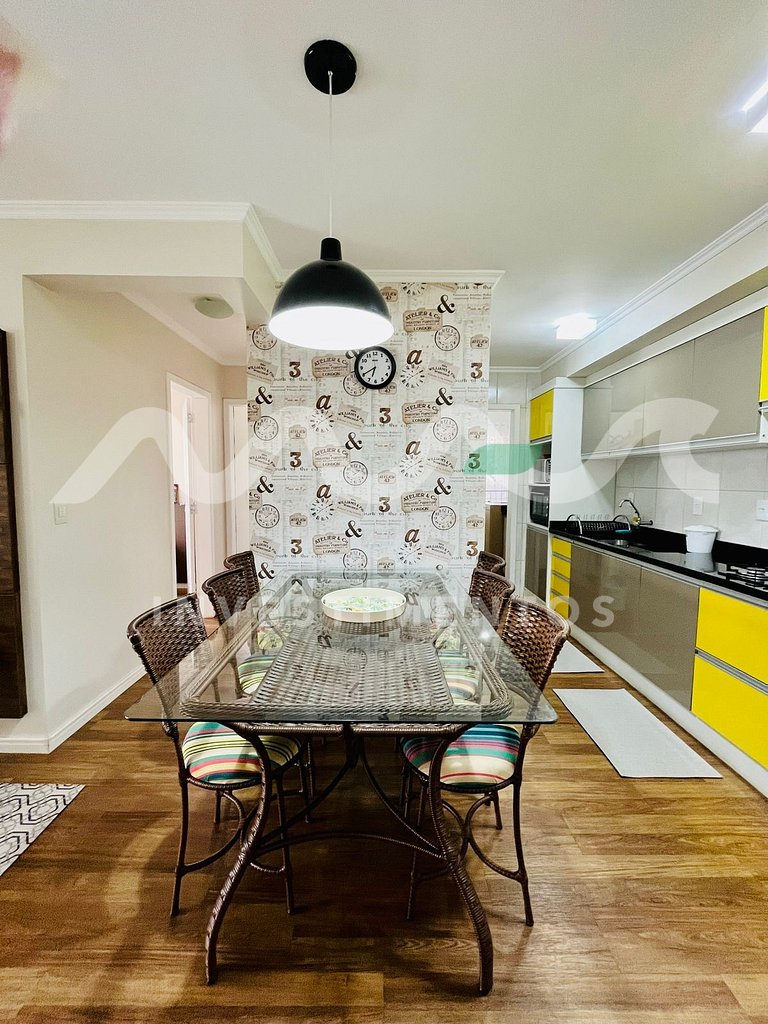 Aurora 322 - Lindo apartamento a apenas 300m da Praia de Bom